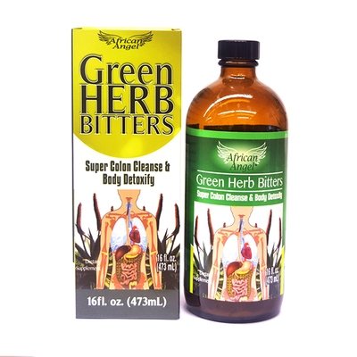 Green Herb Bitters - Super Colon Cleanse & Body Detoxify 16oz