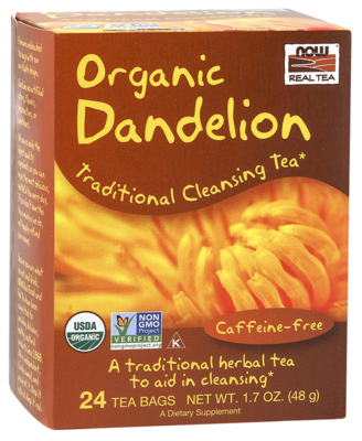 Now Real Tea- Organic Dandelion Tea 1.7 oz