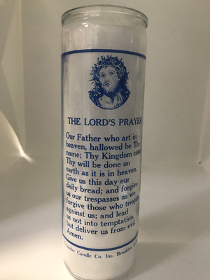 7 Day Candle -The Lord's Prayer