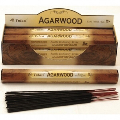 Tulasi Agarwood Incense pack- 20 Sticks