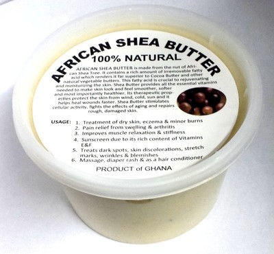 Raw White African Shea Butter - 16 oz