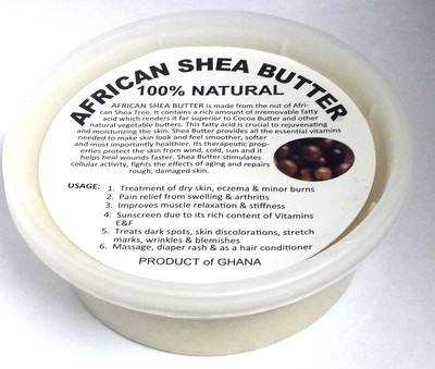 Raw White African Shea Butter - 8 oz