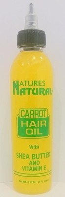 Natures Natural Carrot Hair Oil with Shea Butter
