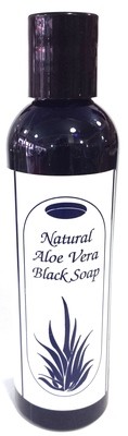 Natural Aloe Vera Black Soap 4oz