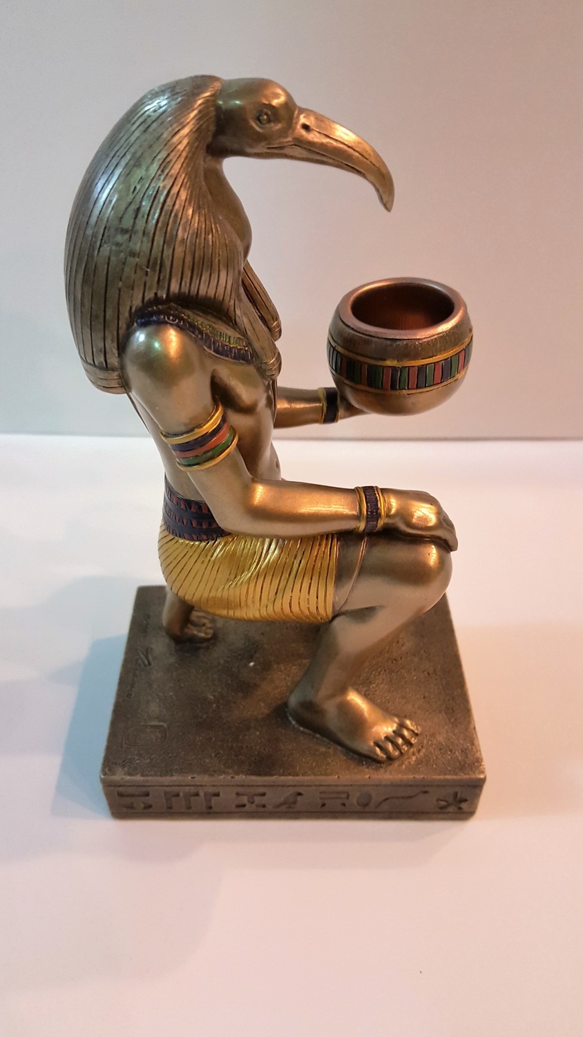 Tehuti (by the Egyptians) aka Thot Candle Holder