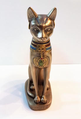 Egyptian (Kemetic) Bast (Bastet) Cat Goddess Statue