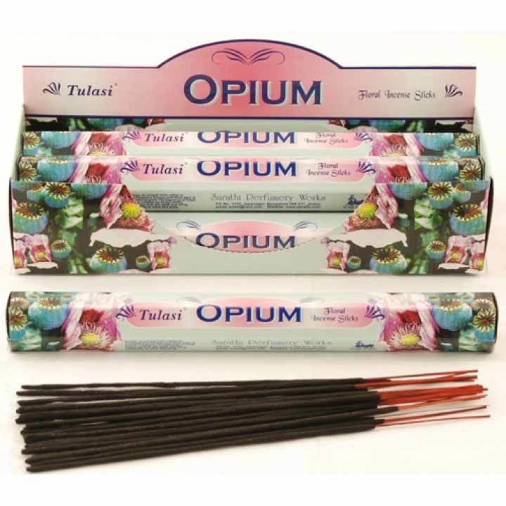 Tulasi Opium Incense Pack - 20 sticks