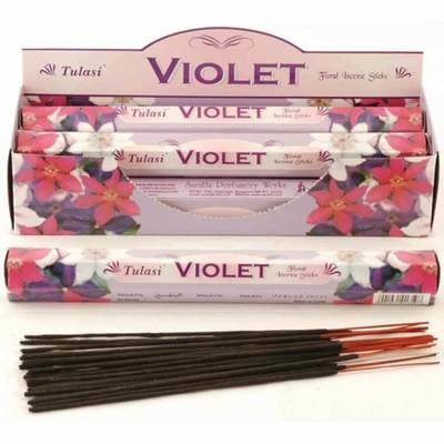 Tulasi Violet Incense Pack- 20 sticks