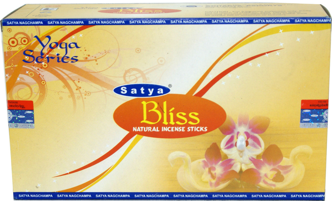 Satya Brand Incense- Bliss 15 Grams Big Box (180 Sticks)