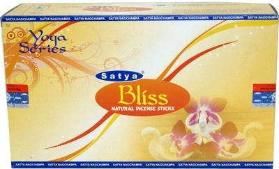 Satya Brand Incense- Bliss 15 Grams Big Box (180 Sticks)