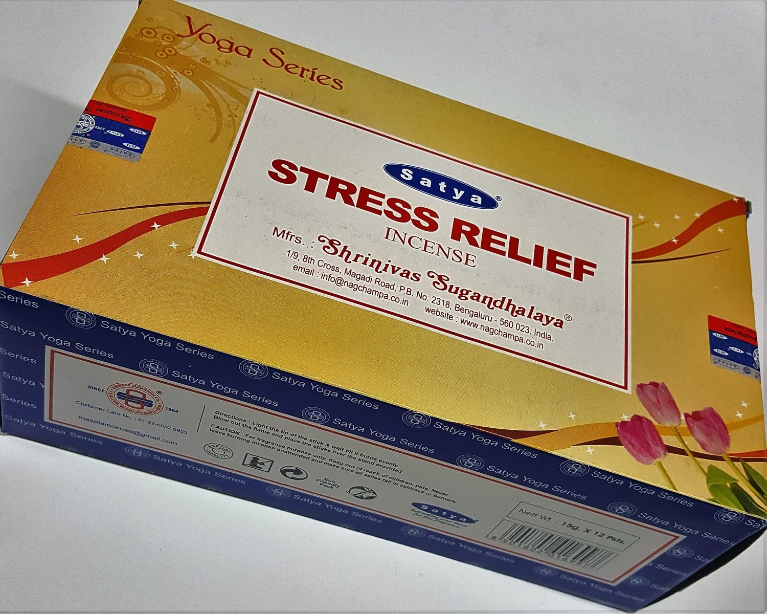 Satya Stress Relief Incense Box