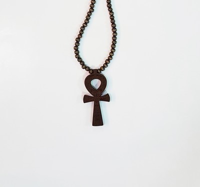 Large Ankh Wooden Chain/Necklace