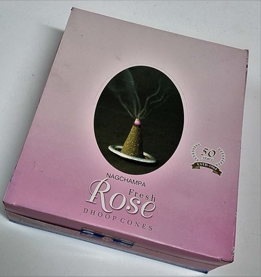 Nag Champa Fresh Rose Dhoop Cones
