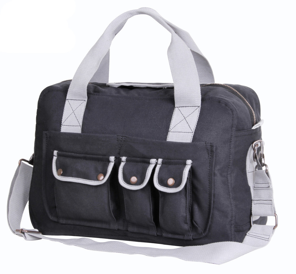 Two Tone Specialist Carry All Shoulder Bag (Black)