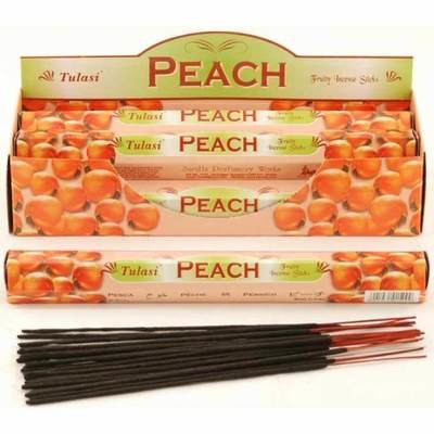 Tulasi Peach Incense Pack- 20 sticks