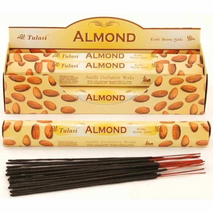 Tulasi Almond Incense Pack - 20 sticks