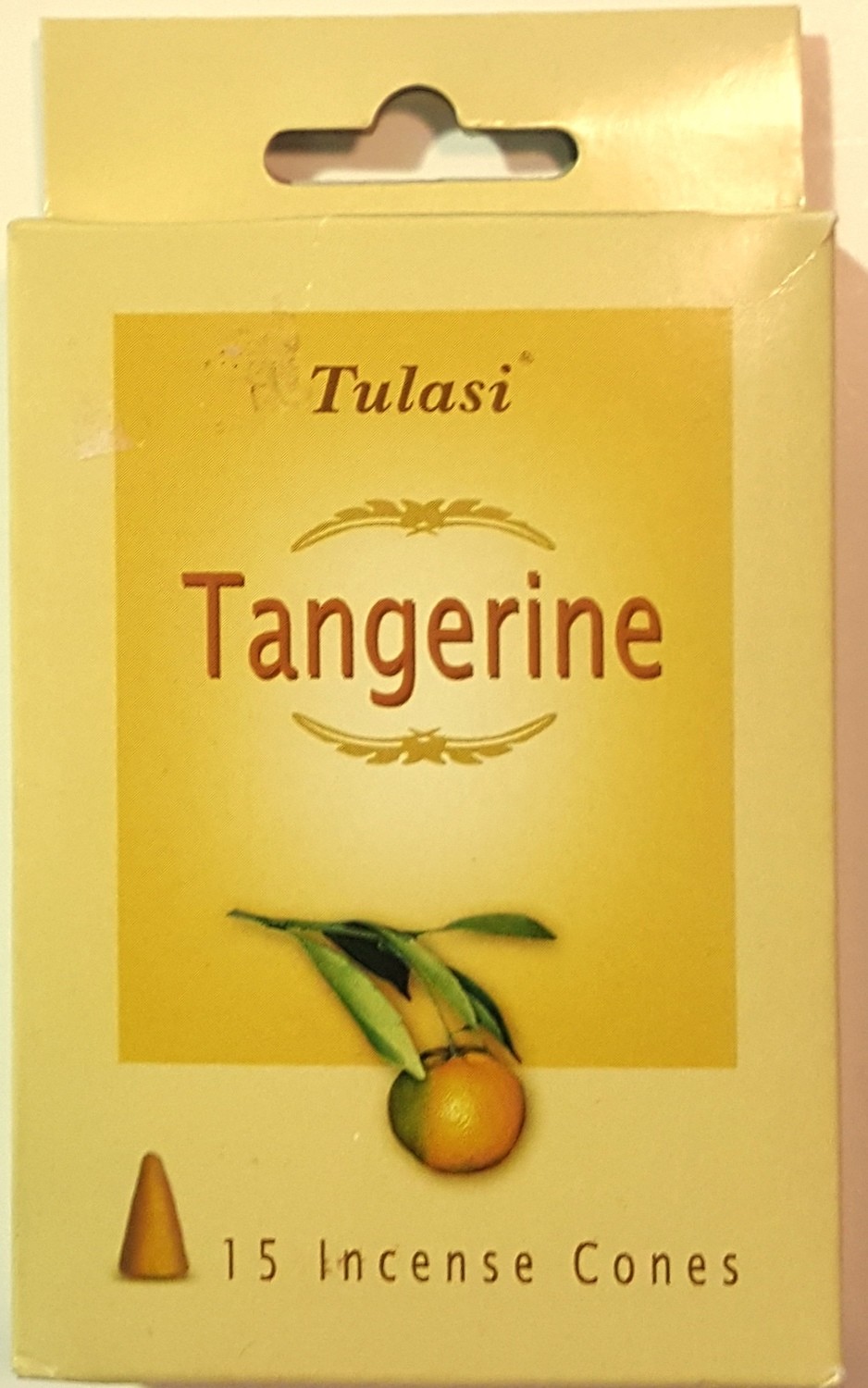 Tulasi Tangerine Cone Incense