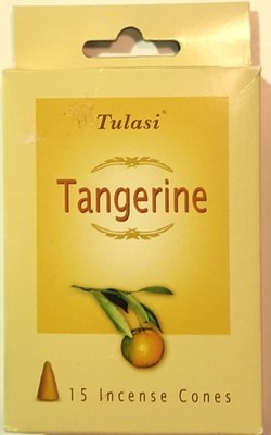 Tulasi Tangerine Cone Incense