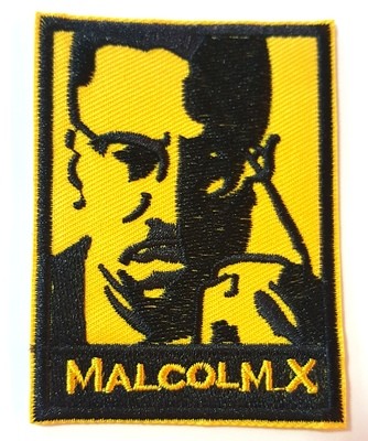 Malcolm X Iron On Patch