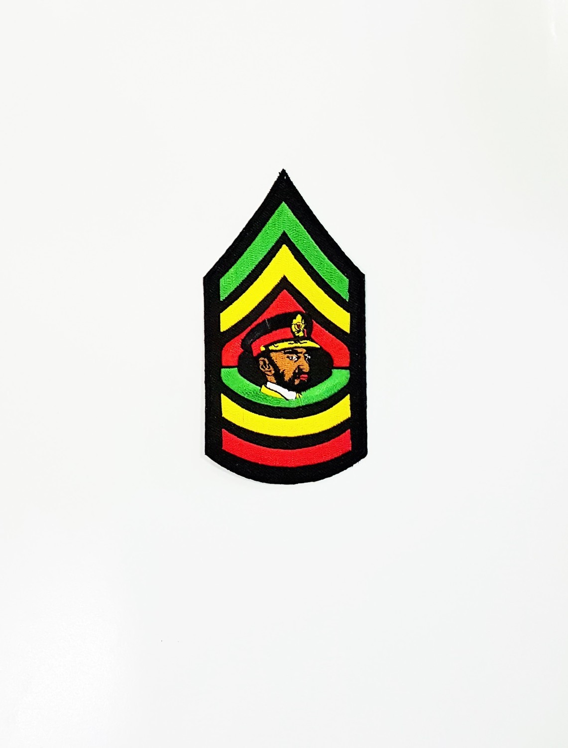 Iron On Patch-Haile Selassie Small Patch