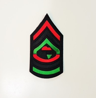Small Red, Black, and Green Afrika Patch