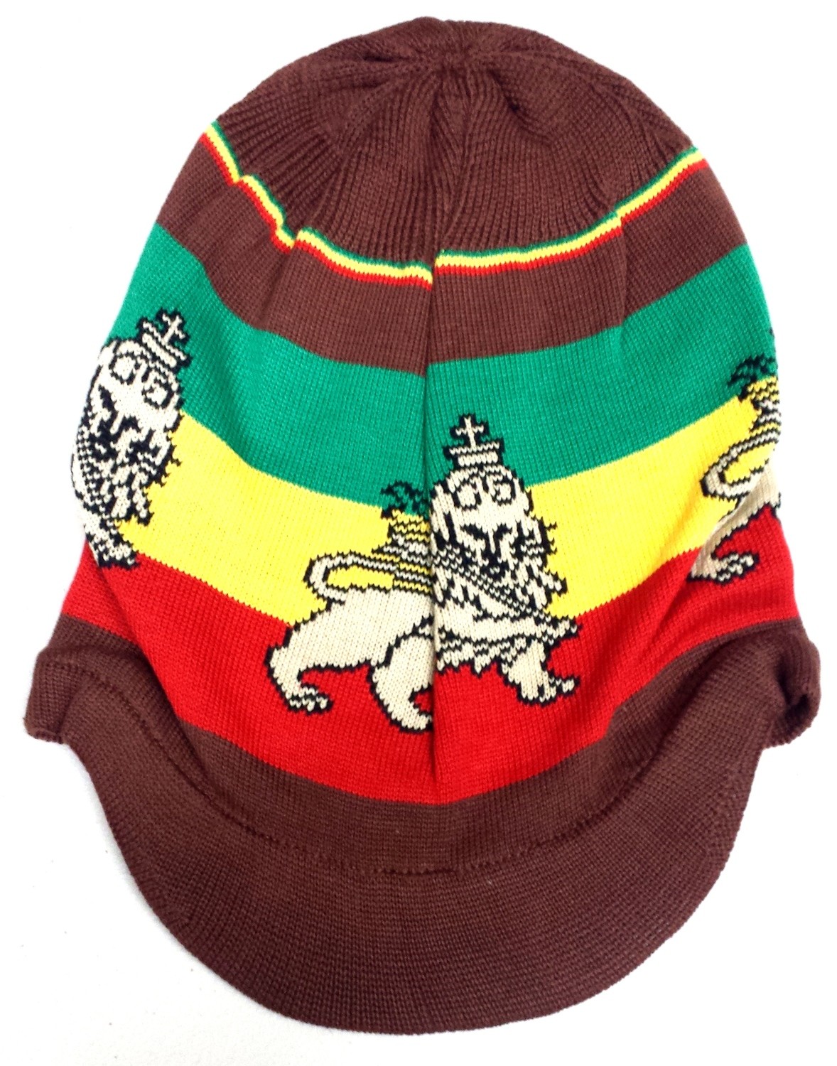 Brown Lion of Judah Rasta Hat