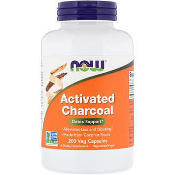 NOW Activated Charcoal (Capsule Form)
