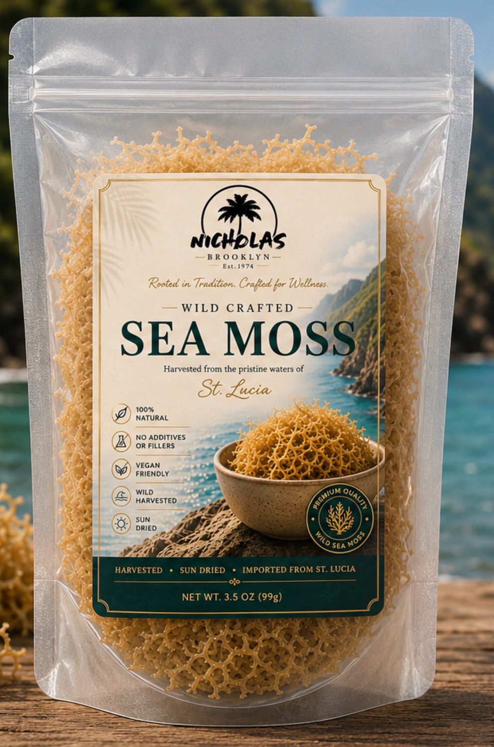 Sea Moss from St. Lucia (Seamoss) 3.5oz