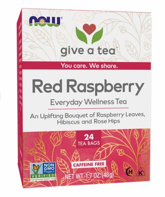 Red Raspberry Tea: Everyday Wellness Tea - 24 Tea Bags