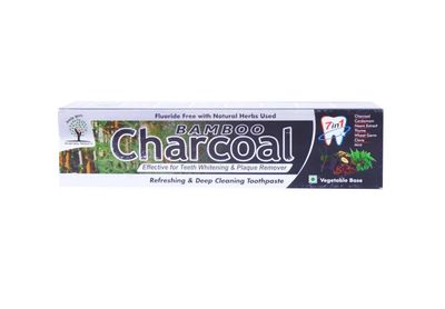 Bamboo Charcoal Toothpaste 6.53oz With Free Bamboo Toothbrush