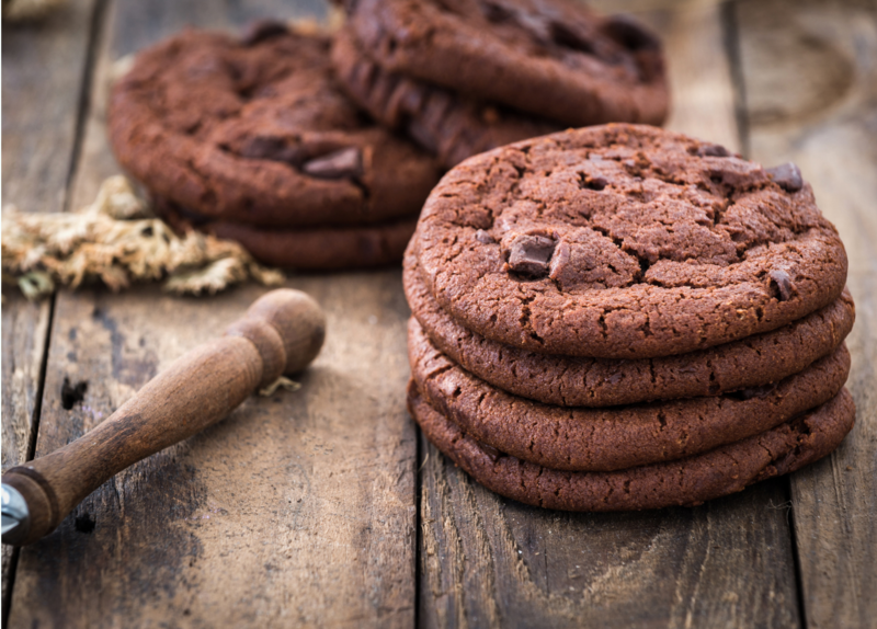 Big cookie au chocolat noir et pépites de chocolat