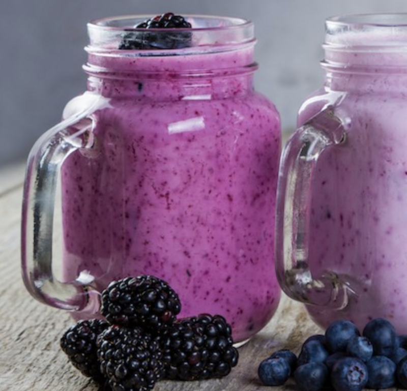 Smoothie Detox framboises &amp; banane