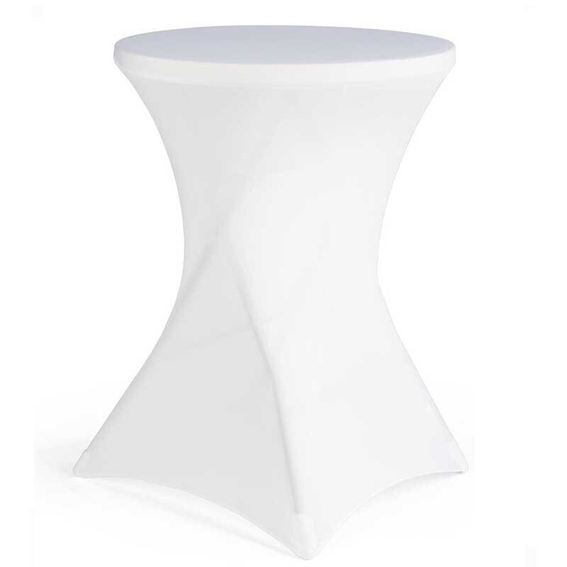 Nappe &quot;housse tendue&quot; pour mange-debout