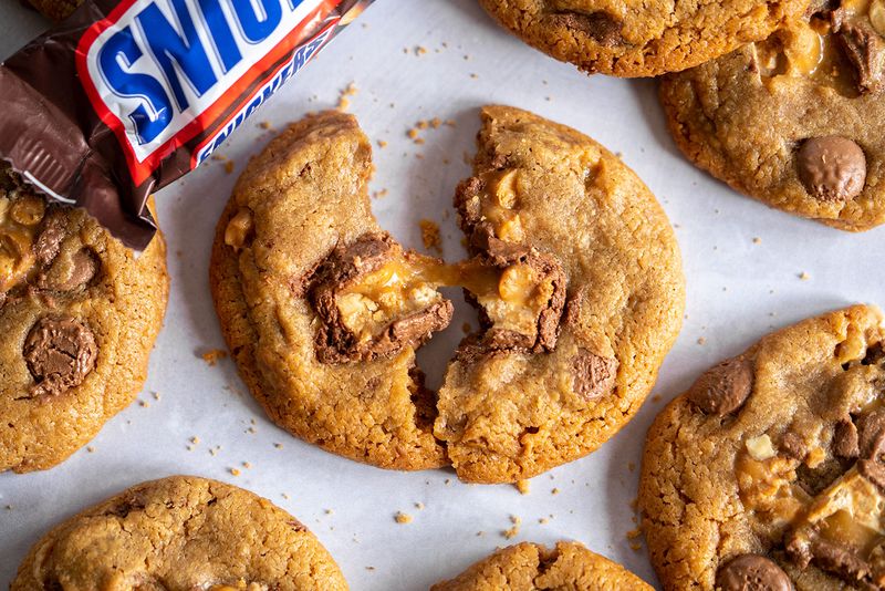 Big Cookie au chocolat au lait &amp; Snickers