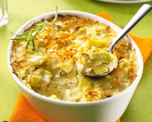 Gratin de poireaux