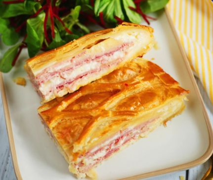 Feuilletées aux légumes et crème fraiche