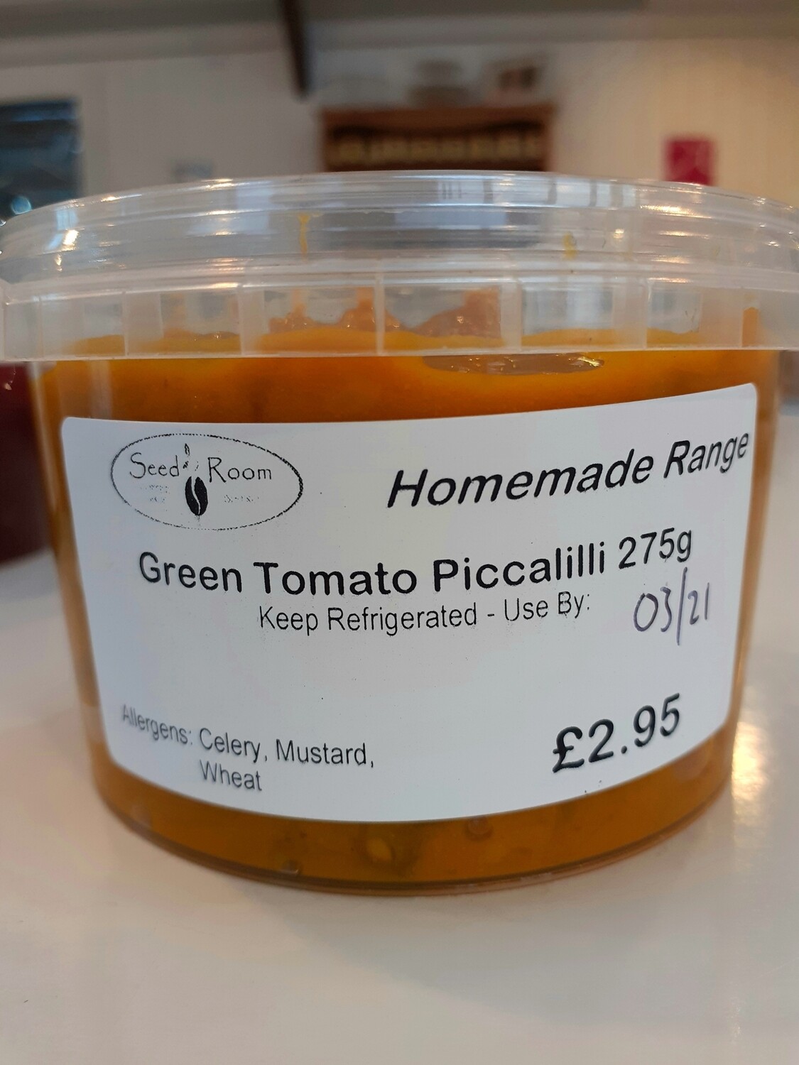 Homemade green tomato piccalilli 275g