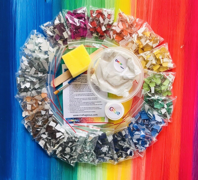Mosaic Rainbow Bucket kit 
