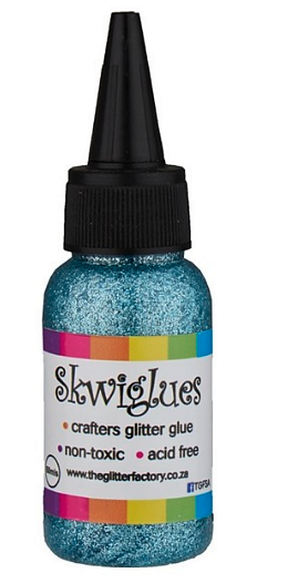 Skwiglues Glitter Glue METALLIC ARTIC ICE 60mls