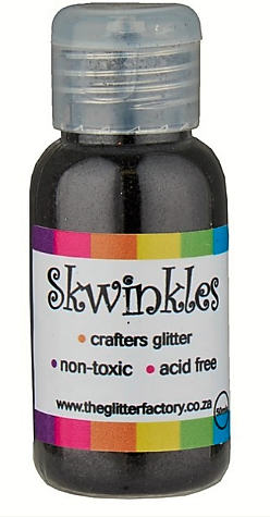 Skwinkles Glitter Metallic BLACK