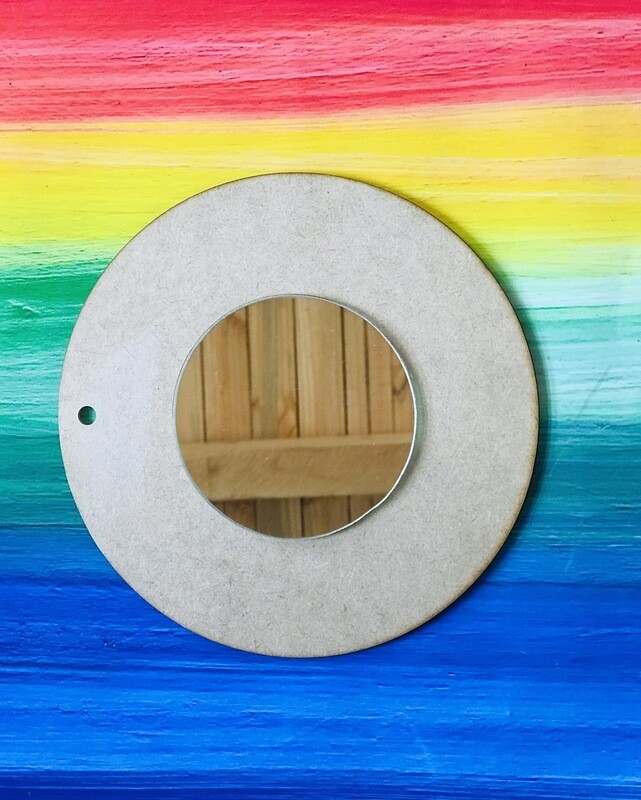 Wood Mirror 200mm