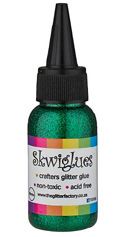 Skwiglues Glitter Glue METALLIC FOREST 60mls