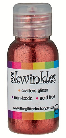 Skwinkles Glitter Metallic SCARLET