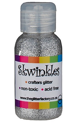Skwinkles Glitter Metallic SILVER