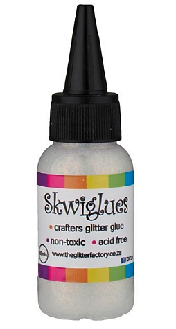 Skwiglues Glitter Glue CRYSTAL GOLD 60mls
