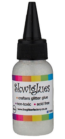 Skwiglues Glitter Glue CRYSTAL PEARL 60mls