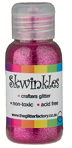 Skwinkles Glitter Metallic Fuschia