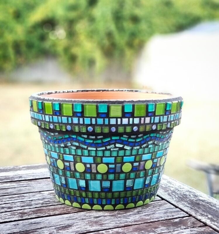 Mosaic Pot Plant
