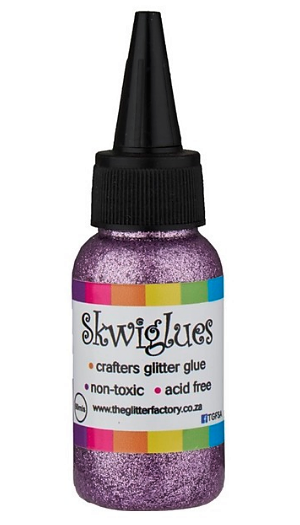 Skwiglues Glitter Glue METALLIC LAVENDER