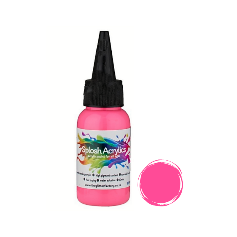 Splosh Acrylics 60mls RAVE PINK